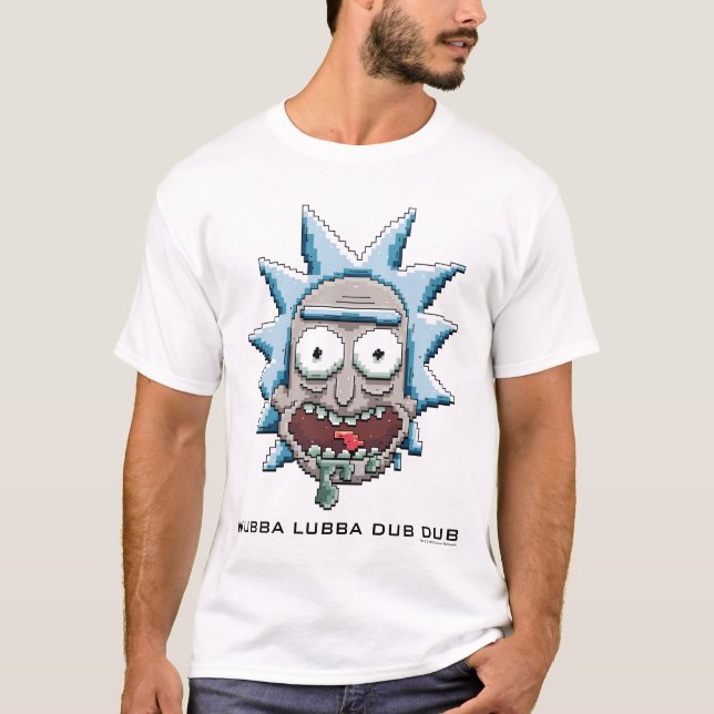 T-shirt RICK ET MORTY™ | Pixelverse Tête de roulage (Devant)