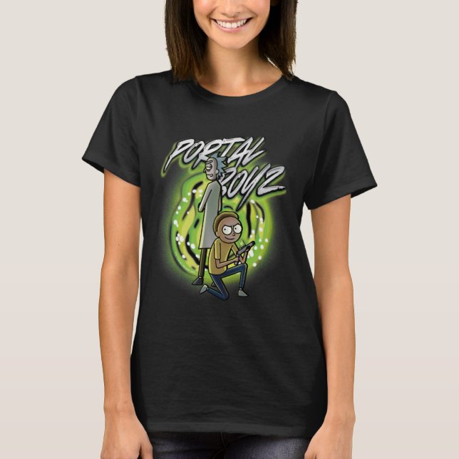 T-shirt Rick et Morty - Portal Boyz (Devant)