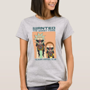 T-shirt RICK ET MORTY™   Poster Recherché Glorzo