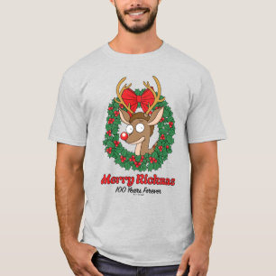 T-shirt Rick et Morty Reindeer Morty Merry Rickmas