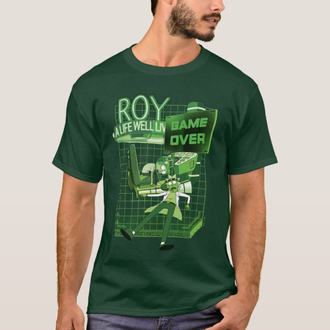 T-shirt RICK ET MORTY™ | Roy Une Vie Bien Vécue (Devant)