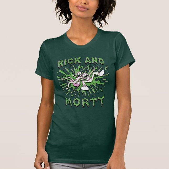 T-shirt RICK ET MORTY™ | Tomber Dans La Tva Acide (Devant)
