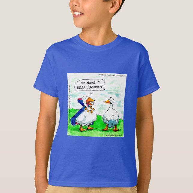 T-shirt Rick London Boys Funny Goose Vampire Avec Bells (Devant)