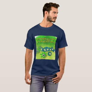 T-shirt Rick London Drôle Border Collie Fleur Bande Dessin