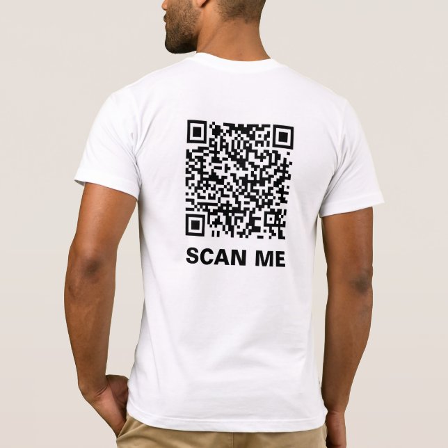 T-shirt Rick Roll Code QR (Dos)
