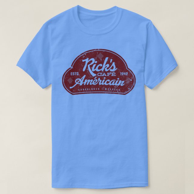 T-shirt Ricks Cafe Americain (Design devant)