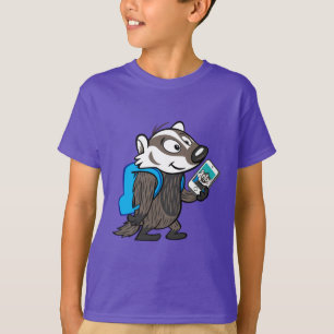 T-shirt Ricky Raccoon   Selfie Badger Boomer