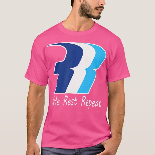 T-shirt Ride Repos Répéter Renegade Bmx (Devant)