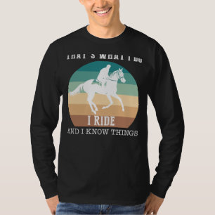 T-shirt Ride, Rire, Répéter : C'est ce que je fais, je Che
