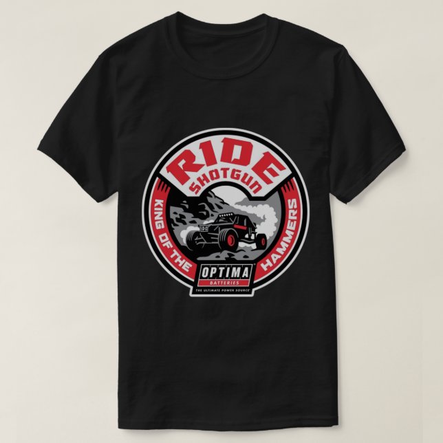 T-shirt Ride Shotguna - Roi Des Marteaux (Design devant)