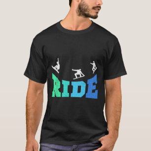 T-shirt Ride Snowboard Snowboard Snowboard Boys Snowboard