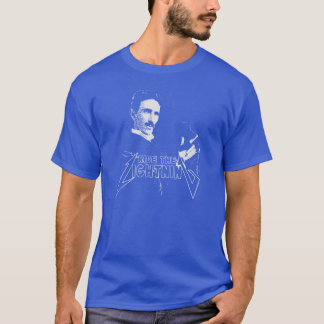 T-shirt Ride The Lightning Nikola Tesla