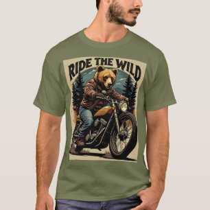 T-shirt Ride the Wild - Prêt pour l'aventure