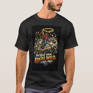 T-shirt Ride your Ideas Wild