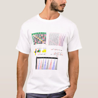 T-shirt rideau de douche matriciel 12x12