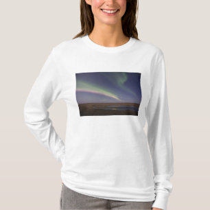 T-shirt Rideaux de lueurs boréales colorées