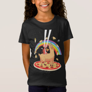 T-Shirt Riding Chat Llama Unicorne Laser Eyes Pizza Extern