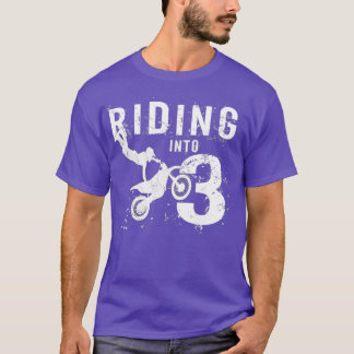 T-shirt Riding En 3 Ans 3e Anniversaire Garçon Dirt