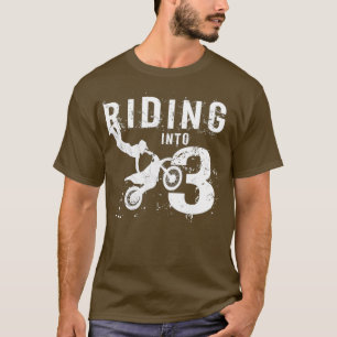 T-shirt Riding En 3 Ans 3e Anniversaire Garçon Dirt