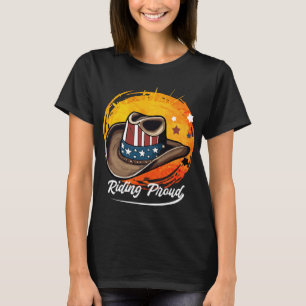T-shirt Riding Fière Patriotique
