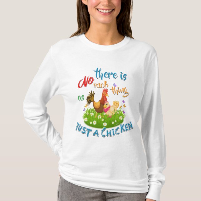 T-SHIRT RIEN DE TEL QU'UN POULET (Devant)