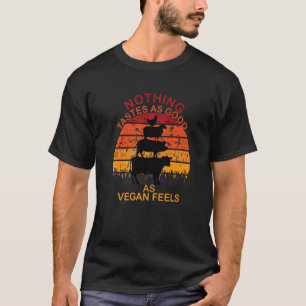 T-shirt Rien n'a aussi bon goût que végane fait du bien