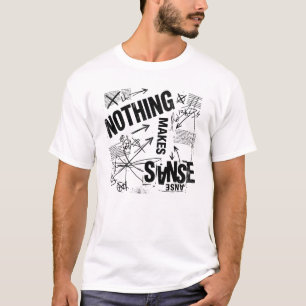 T-shirt RIEN N'A DE SENS Statement Anti Design Brutalist