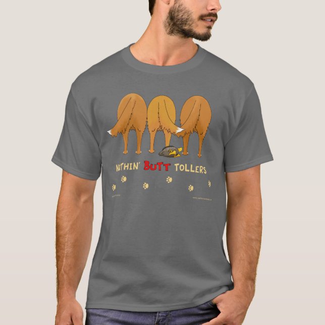 T-shirt Rien n'aboutent la chemise d'obscurité de Tollers (Devant)