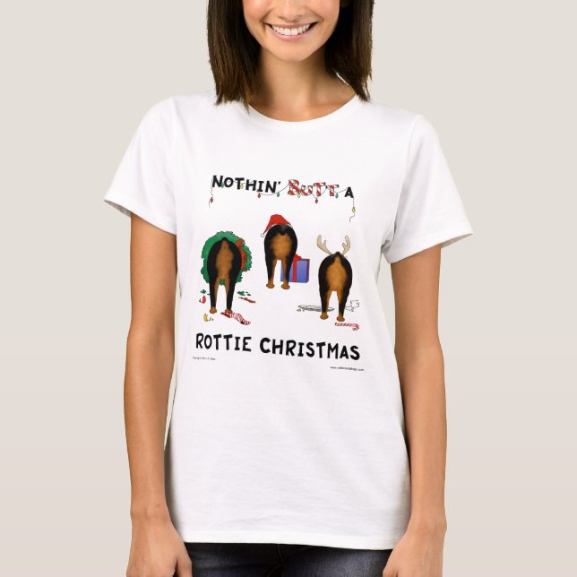 T-shirt Rien n'aboutent Noël de Rottie (Devant)