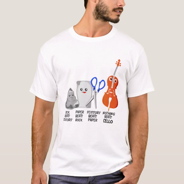 T-shirt Rien Ne Battre Cello Cellist Marching Band Musicie (Devant)