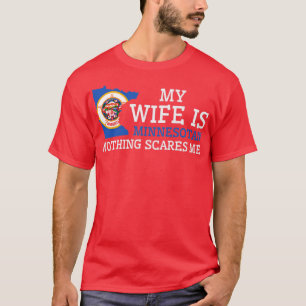 T-shirt Rien Ne Me Fait Peur Femme Minnesota Minnesota
