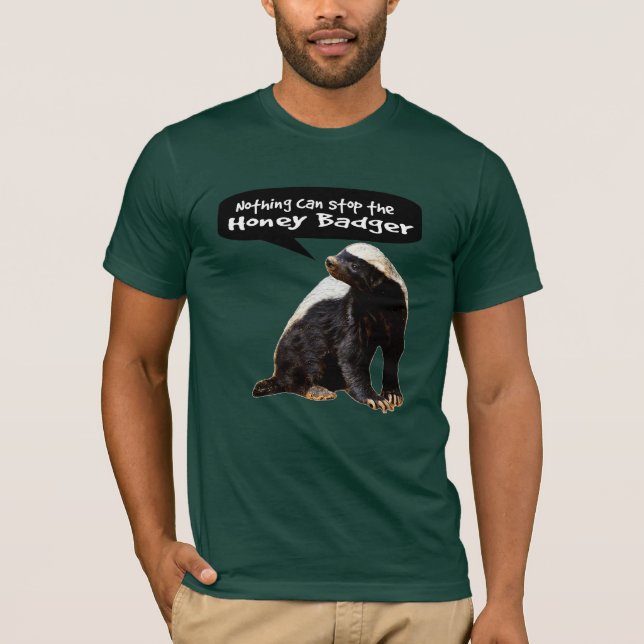 T-shirt Rien ne peut arrêter le blaireau de miel ! (Il (Devant)