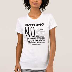 T-shirt RIEN NE PEUT SÉPARER L'Affirmation chrétienne
