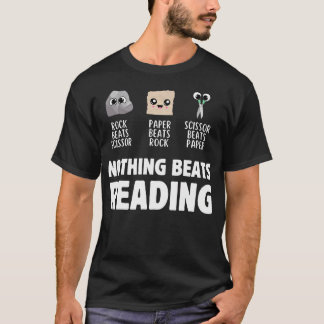 T-shirt Rien ne vaut la lecture Livre de bibliothécaire