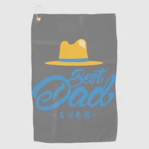 T-Shirt-Rific Gift Idee: Bestes Vater Golf Handtuc Golfhandtuch