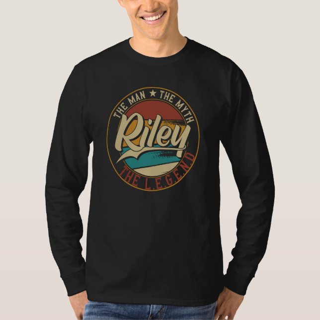 T-shirt Riley The man the myth the legend (Devant)