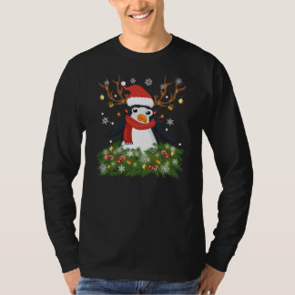 T-shirt Rinder de Noël des pingouins