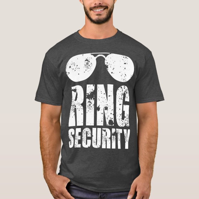 T-shirt Ring Security  Ring Bearer Boys Wedding Party (Devant)