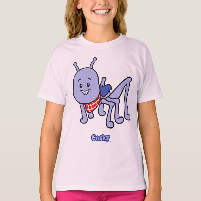 T-Shirt Ringer Filles Corky (Devant)