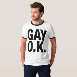 T-shirt Ringer, Homosexuels OK