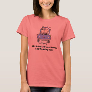T-shirt Ringer personnalisable juste marié
