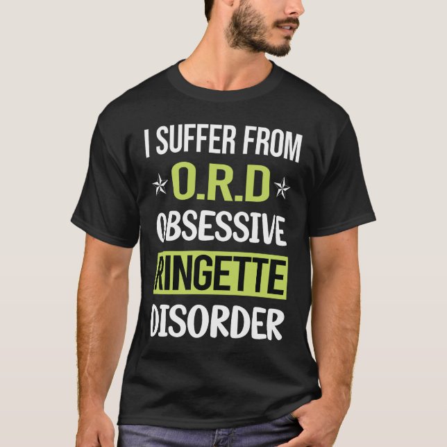 T-shirt Ringette d'amour obsessionnelle (Devant)