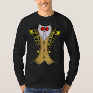 T-shirt Ringmaster Cirque Costume Showman Enfants Hommes F