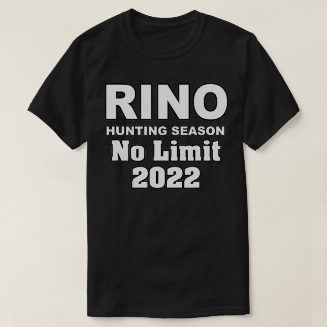 T-SHIRT RINO HUNTING SEASON  (Design devant)