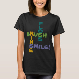 T-shirt Rinse sourire de la brosse