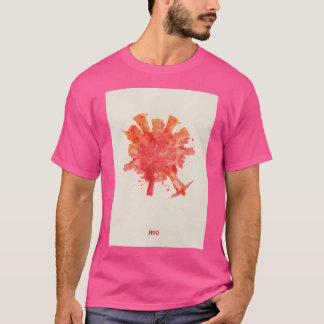 T-shirt Rio Brésil Skyround Art Circulaire panoramique Sky
