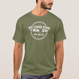 T-shirt Rio Chama River Nouveau Mexique Kayak
