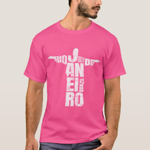 T-shirt Rio De Janeiro Cristo Redentor Brésil Souvenir