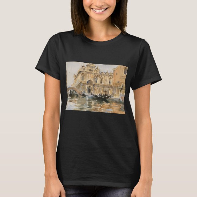 T-shirt Rio dei Mendicanti, Venise par John Singer Sargent (Devant)