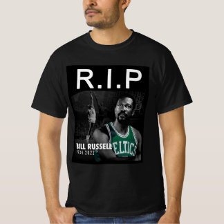 T-shirt Rip Bill Russell Memories